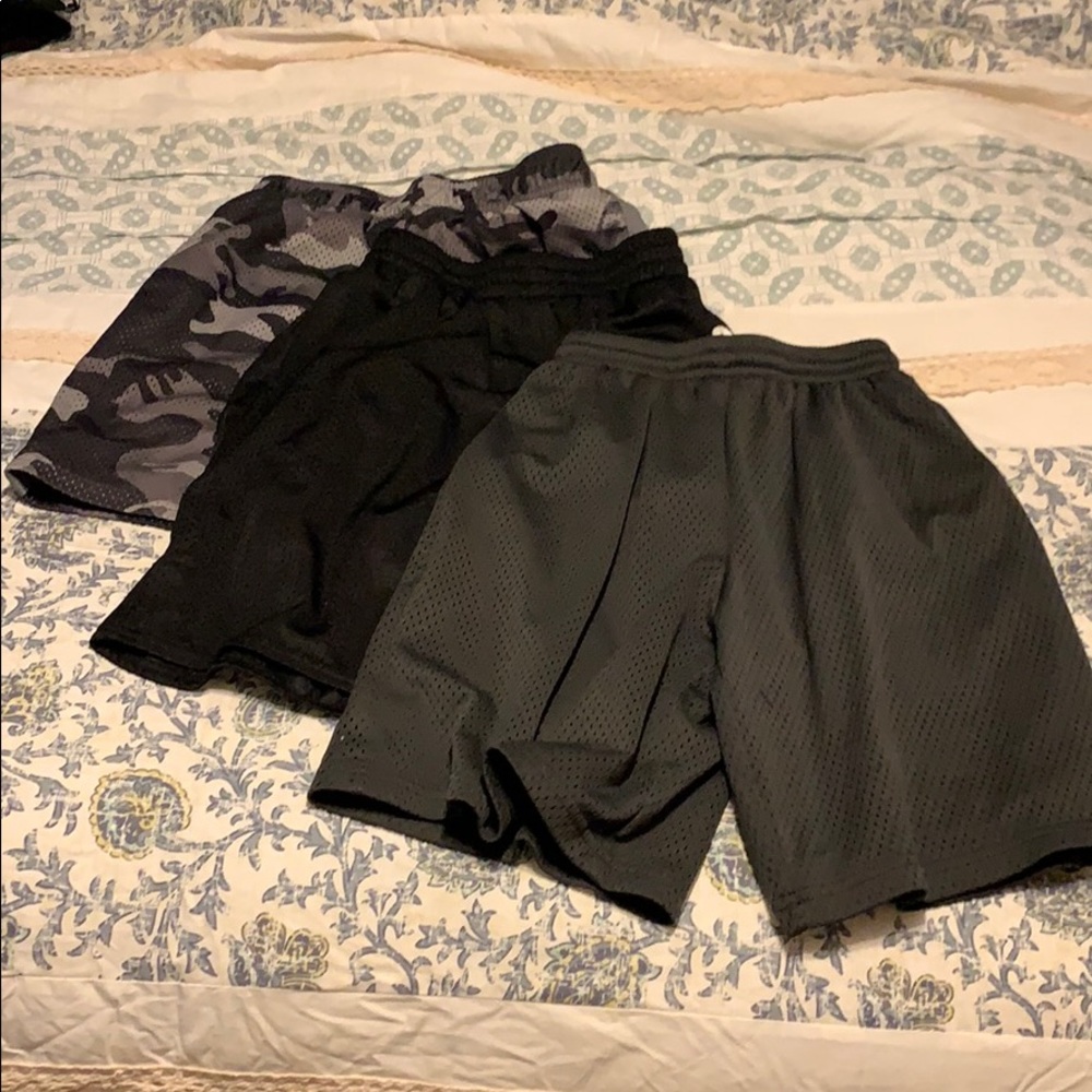 3 pair of boys size 8 basket ball shorts